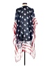 Steve Madden 100% Polyester Blue Poncho One size - photo 2