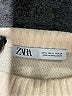 Zara Stripes Ivory Turtleneck Sweater Size M - photo 7