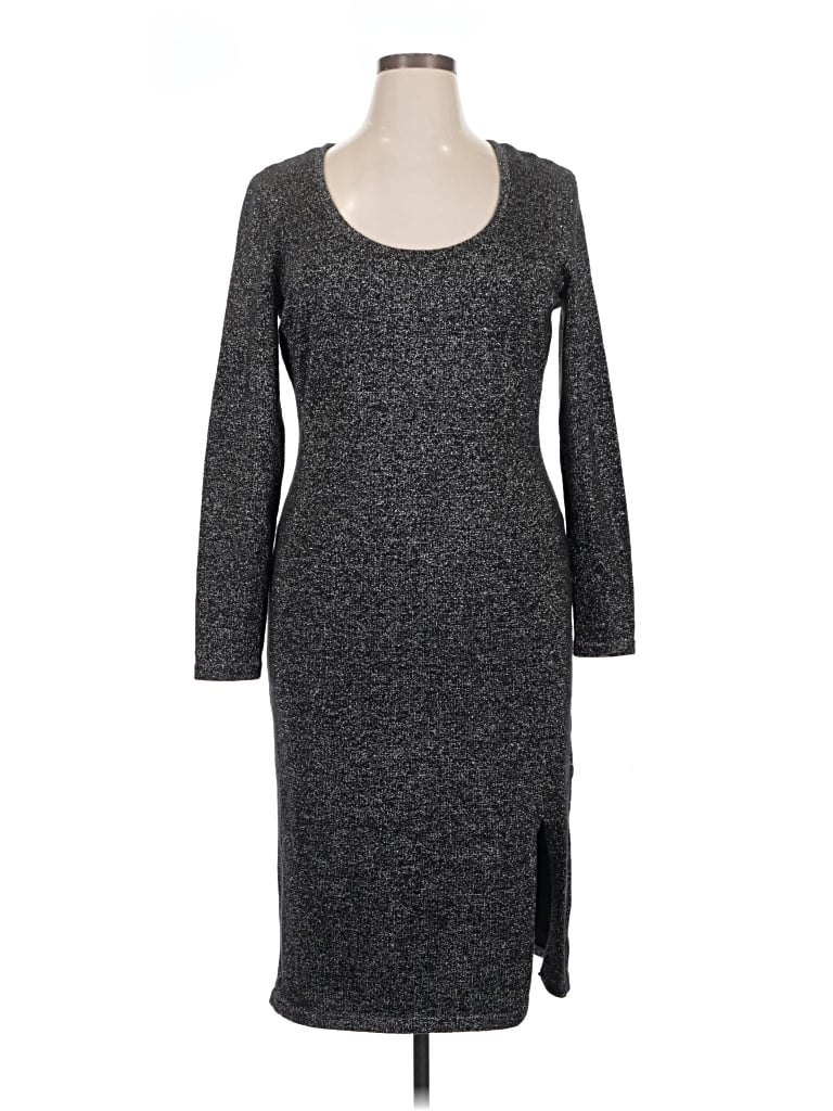Pre-owned Jennifer Lopez Casual Dress In Gray