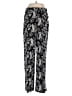 Zara 100% Cotton Paisley Black Casual Pants Size XS - photo 1