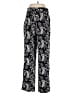 Zara 100% Cotton Paisley Black Casual Pants Size XS - photo 2