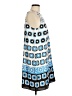 Ann Taylor 100% Polyester Graphic Blue Casual Dress Size 8 - photo 4