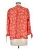 Collective Concepts 100% Polyester Orange 3/4 Sleeve Blouse Size M - photo 2