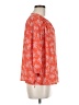 Collective Concepts 100% Polyester Orange 3/4 Sleeve Blouse Size M - photo 4