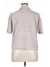 PrAna Stripes Gray Short Sleeve Top Size XL - photo 2