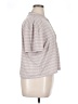 PrAna Stripes Gray Short Sleeve Top Size XL - photo 4