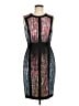 BCBGMAXAZRIA 100% Polyester Graphic Black Cocktail Dress Size 8 - photo 1
