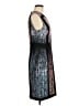 BCBGMAXAZRIA 100% Polyester Graphic Black Cocktail Dress Size 8 - photo 4