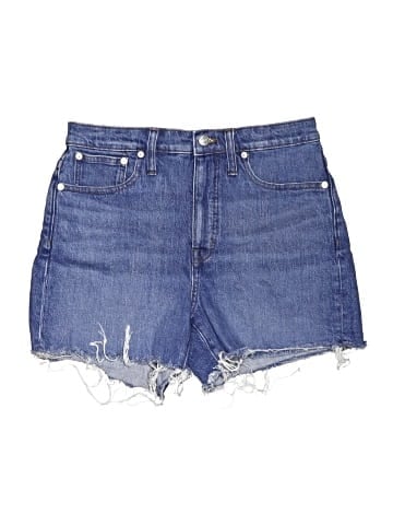 Madewell High-Rise Denim Shorts in Coeling Wash (view 1)