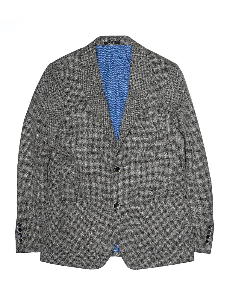 Pre-owned Assorted Brands Kids' Blazer Jacket In Gray