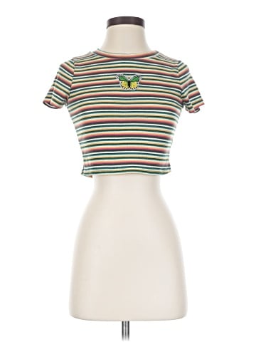 Papaya Short Sleeve Turtleneck (view 1)