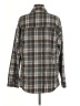 LA Hearts 100% Polyester Plaid Gray Long Sleeve Blouse Size Med - Lg - photo 2