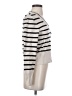 Marled Stripes Ivory Pullover Sweater Size S - photo 4
