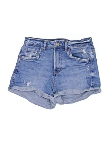 Zara TRF Denim Shorts (view 1)