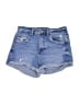 Zara TRF Blue Denim Shorts Size 2 - photo 1