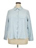 32 Degrees Solid Blue 3/4 Sleeve Blouse Size XXL - photo 1
