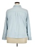 32 Degrees Solid Blue 3/4 Sleeve Blouse Size XXL - photo 2