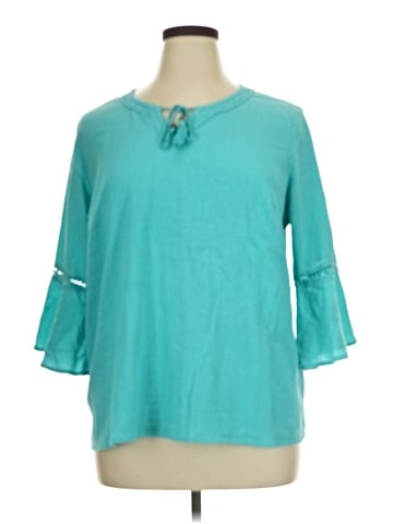 Denim + Company 3/4 Sleeve Blouse (view 1)