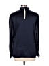 Etcetera 100% Silk Blue Long Sleeve Silk Top Size 10 - photo 2