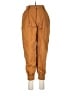 Pull&Bear Solid Brown Cargo Pants Size M - photo 1