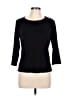 Harold's Black 3/4 Sleeve Top Size L - photo 1