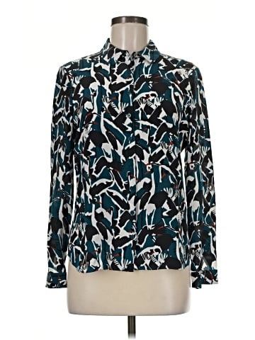 Ted Baker London Long Sleeve Silk Top (view 1)