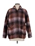 Madewell 100% Polyester Plaid Brown Coat Size M - photo 1