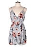 Collective Concepts Floral Gray Romper Size M - photo 1