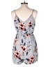 Collective Concepts Floral Gray Romper Size M - photo 2