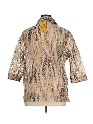Alia 3/4 Sleeve Button-Down Shirt (view 2)