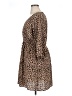 City Chic Animal Print Brown Casual Dress Size 14 Plus (XS) - photo 5