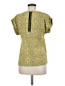 Audrey 3+1 Yellow Short Sleeve Blouse Size M - photo 2