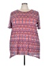 Catherines Red Short Sleeve Blouse Size XXLEstimated - photo 1