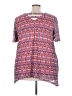 Catherines Red Short Sleeve Blouse Size XXLEstimated - photo 2