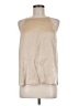 Zara 100% Viscose Tan Sleeveless Blouse Size M - photo 1