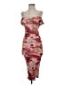 BCX Print Red Cocktail Dress Size XXS - photo 1