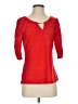 New Directions Red 3/4 Sleeve Top Size S - photo 1
