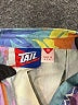 Tail Graphic Orange Blue Casual Skirt Size 10 - photo 4