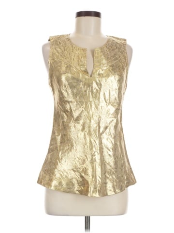 Tory Burch Sleeveless Silk Top (view 1)