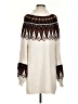 Free People Print Ivory Pullover Sweater Size S - photo 1