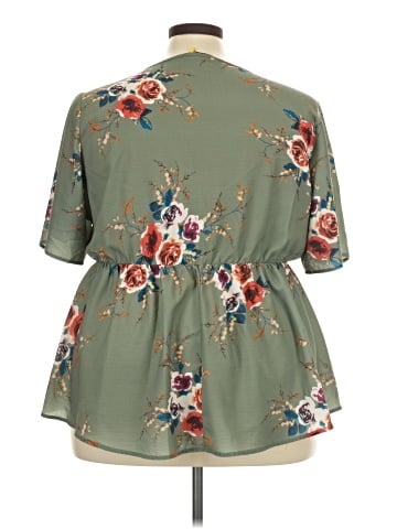 BLOOMCHIC Short Sleeve Blouse (view 2)