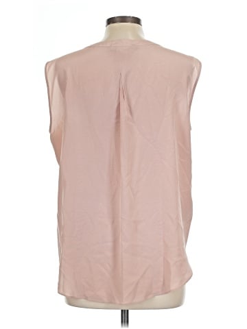 BCBGMAXAZRIA Sleeveless Silk Top (view 2)