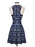 Parker Argyle Blue Cocktail Dress Size S - photo 2