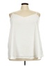 Torrid 100% Polyester Ivory Sleeveless Blouse Size 3X Plus (3) - photo 1