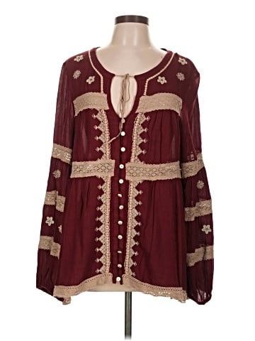 Free People Long Sleeve Blouse (view 1)