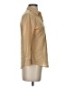 Theory 100% Cotton Tan 3/4 Sleeve Button-Down Shirt Size S - photo 4