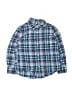 Ralph Lauren 100% Cotton Plaid Blue Long Sleeve Button-Down Shirt Size 3 - 3T - photo 1