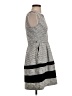 Iz Byer Chevron-herringbone Gray Casual Dress Size 5 - photo 4