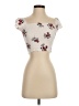 Garage 100% Viscose Ivory Short Sleeve Top Size XS - photo 1