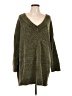 Express 100% Polyester Green Pullover Sweater Size L - photo 1